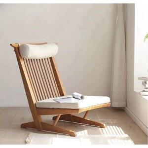 휴대용 1인 좌식의자 식 의자 방 안락 우드 백 하이 소파