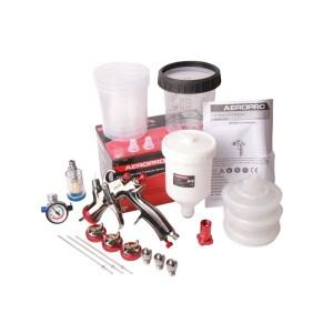 믹싱 컵이 달린 에어 스프레이건 일회용 페인트 건 자동차 집 가구용 분무기 R500 LVLP