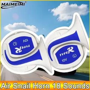 에어혼 화물차 크락션 AD 18 음성 디지털 전자 사이렌 에어 스네일 손톱 혼 12V 115 DB 매직 자동차 스피커