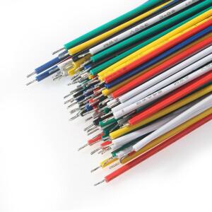 120PCS 24AWG 26AEG 주석 도금 와이어 세트 PCB 브레드 보드 케이블 대 한  전자 6 색 점퍼 DIY 키트