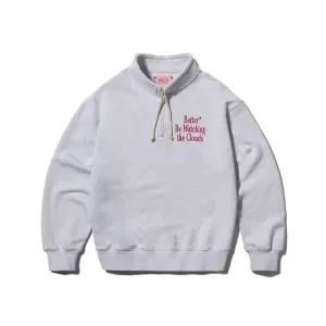 매장정품[브랜드명]AECA BETTER HALF ZIP UP SWEAT SHIRTS-LIGHT GREYAWCMFWBETSZST002P1BD108599