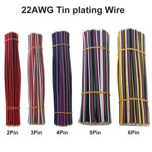 5PCS-100PCS 22AWG 주석 도금 용접 와이어 2Pin 10cm-30cm LED 스트립 용 솔더 케이블 구리