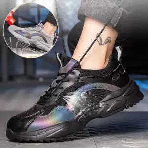 경량 안전화 가벼운 메쉬 작업화 캐주얼 작업신발 통풍 건설화