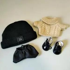 미니 작은 인형 피규어 모자 신발 인형옷 세트