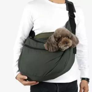 패리스독 미니멀 라이프 슬링백(다크그린)L