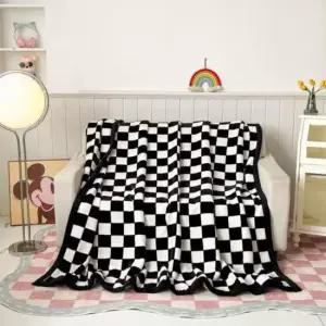 극세사 체크 대형 담요 블랭킷 150X 200CM 무릎 거실 쇼파 학생 무릅담요 소파