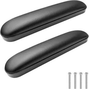 세지우가 휠체어 팔걸이 패드 프리미엄 교체 액세서리 검은색(1쌍) 모든 브랜드와 호환(10-1 /4 )