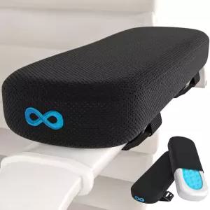 에버래스트 컴포트 오피스 의자 및 휠체어 팔 패드 - 책상 게이밍 팔걸이 패드용 쿨링 메모리 폼 커버