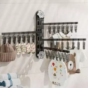 4단 흡착식 걸이 무타공 다용도 미니 빨래 건조대