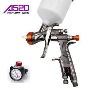 HVLP 고 분무 1.3mm 중력 스프레이 페인트 건 자동차 시트 금속 가구 바니시 UV