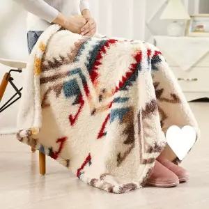 크리스마스 블랭킷 에스닉 대형 담요 두꺼운