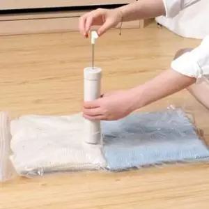 [생활] 여행용 이불지퍼백 압축팩 10p 겨울옷보관 푸른홈