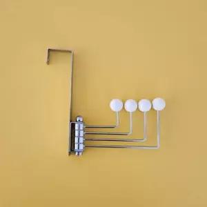 [생활] 4단행거 회전형 옷걸이 행거 도어 후크 4구 옷장정리