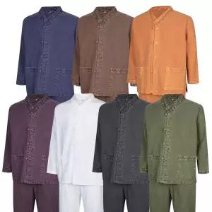 [하프클럽/]남성 간절기 워싱 브이넥 한복 세트 SS-HBA-M6