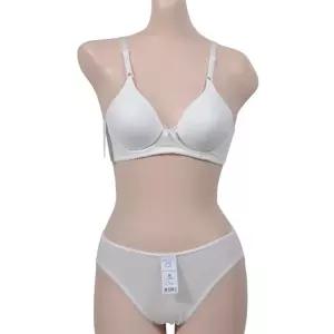 여학생 노와이어 몰드 A브라 팬티세트 무지 쾌적착용 청소년언더웨어 중학생이너 통기성 편한착용