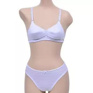 면원단 여자 주니어 A컵브라팬티세트 여중생 여자아이 주니어속옷 청소년속옷 성장기 학생속옷추천