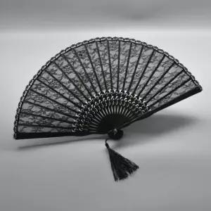 대나무 접이식 부채 휴대용 소품