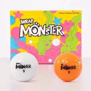 [골드스마일]고반발 투톤 골프공 비거리 3구 골프볼 컬러볼