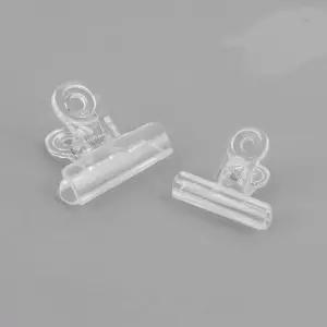 투명 클립 집게 문서집게 서류집게 3호/4호 10P