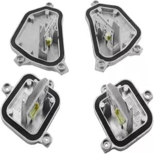 4Pcs LED 헤드라이트 DRL 주간 주행등 모듈 BMW X1 F48 2014-2019 교체용 63117428791 63117428792 장착