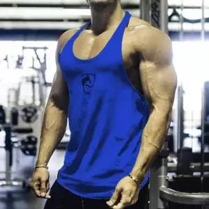 [골드스마일]헬스 민소매 운동 코튼 컷핏