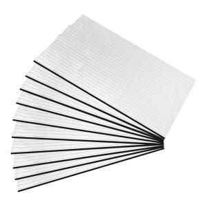 [미국배송] 쿠쿠티디 10PCS 197밀리 4.84 평방피트 자동차용 방음재 차고 도어 후드 엔진 루프 트렁크용 자동차 단열재 소음 차단 매트 알루미늄 호일+폼 차단기 히트 패널