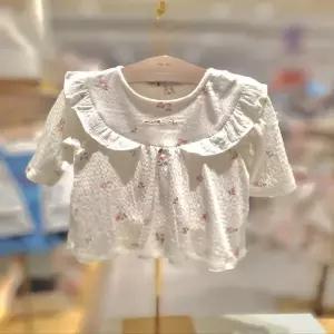 (밍크뮤10) 26봄 신상 HK(IV)베리플라워롱티셔츠 (3611533006)