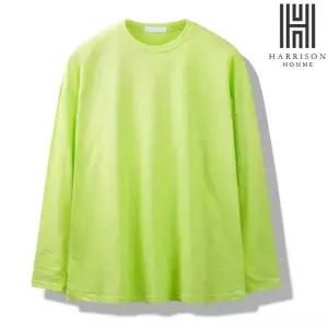 [해리슨] 30수 슬라브 썸머 라운드 긴팔티 MJB1565