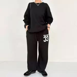 [하프클럽/]빅사이즈 602 삼삼루즈핏밴딩세트 DRAX249