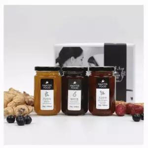 꿀 건강 차 잼 선물 세트 250g×3병 국내산 수제 무설탕잼