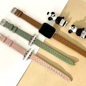 TBZ 스마트워치스트랩 스티치소가죽765432SE 스마트워치시계줄 워치스트랩40mm 워치se40mm