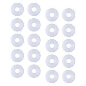 20x 리스 스프레이어 가스켓 스페이서 플랫 교체 팁 가이드 액세서리 확장 완드 막대 용 누출 방지