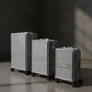 [에스로체] 더락 원터치 잠금 방탄금고형100%PC (TSA락+확장형) 20인치(평생품질보증)