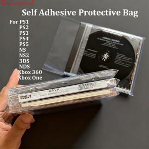 [호환품]NS2 박스 PS4 PS5 PS1 Xboxone 360 Wii 박스용 100개 셀프 접착식 보호 가방 방진 방습