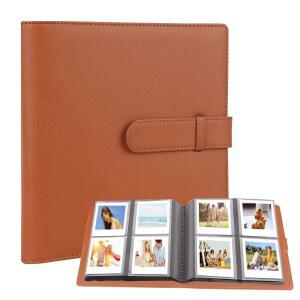 후지필름 인스탁스 스퀘어 SQ1 SQ6 앨범 미니 브라운 SQ20 3x3 코닥 포켓 288 카메라용 / 프린터 SQ10 샷 사진용 3 사진