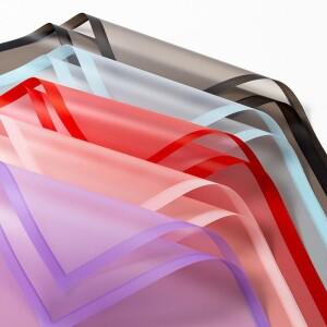 단색 매트 반투명 방수 꽃 포장지 수집 장미 플로리스트 꽃다발 재료 4 피스