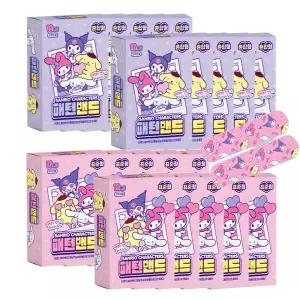 산리오 캐릭터 패션 키즈밴드 16매입 x 20갑 / 표준 혼합 유아 어린이 반창고 키즈밴드