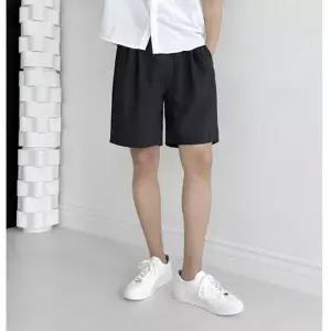 남자 린넨 반바지 여름 쿨 팬츠 밴딩