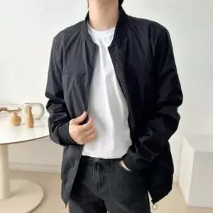 남성 항공점퍼 블루종 바람막이 자켓 간절기