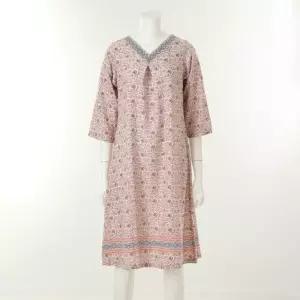 [갤러리아] 여/와코루 레이온보더 페이즐리나염 가운(원피스)(WGN380W)