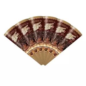 [롯데웰푸드]프리미엄 월드콘 초코브라우니 160mlx6