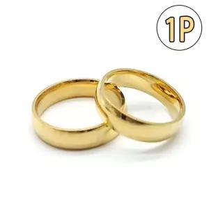 써지컬스틸 티타늄반지 금색 커플반지 남녀공용반지 악세사리반지 라운드반지 볼드반지