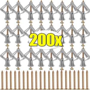 석고보드 은못 고정 나사 비행기 확장 플러그 파이프 자체 드릴링 튜브 석고 보드 마른 벽 나온 앵커 볼트