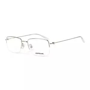 몽블랑 명품 안경테 MB0084OK 006 스퀘어 반무테 메탈 여자 남자 안경