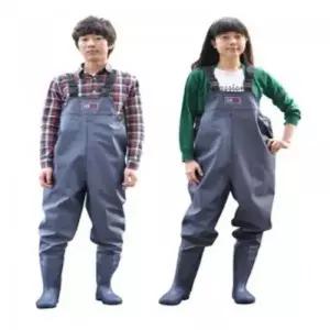 [콩심팥심]남자 갯벌 장화 낚시 털신 수산업 가슴부츠