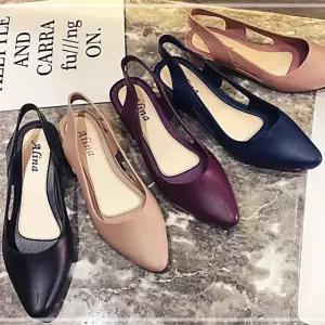 단화 플랫슈즈 슬링백 아쿠아 JELLY2 젤리슈즈 여성 12UW6A931B