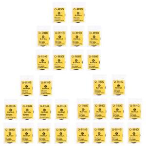 [호환품]O링 시계 뒷면 커버 방수 라운드 개스킷 도구 고무 도장 와셔 수리 액세서리 200 개 0.5mm 0.7mm