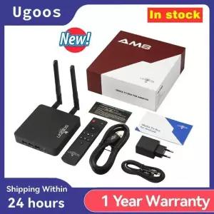 Ugoos AM8 PRO TV 박스 셋톱  Amlogic S928X DDR4 4GB RAM 32GB ROM 안드로이드 11 지지대 AV1 CEC HDR WiF