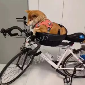 자전거 강아지 안장 바구니 앞자석 시트 캐리어 가방