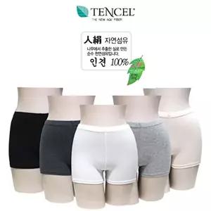 [서울양말]국산 사계절 여성 학생 5종 인견/텐셀/면 속바지 2부 3부